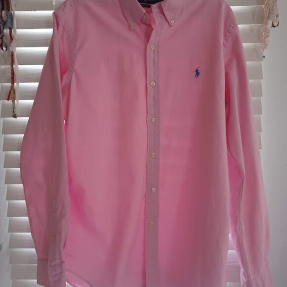 Polo Ralph Lauren Men’s Classic Fit Pink Oxford Shirt M – Long Sleeve - Picture 5 of 7